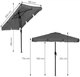 Parasol ogrodowy ModernHome by Multistore SL-UM019-4 - obraz 9