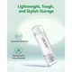 USB флеш накопитель Acer 64GB UT300 USB-A/Type-C 3.2 Silver (BL.9BWWA.589) - изображение 5