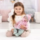 Lalka Bobas Bayer Reborn Baby z akcesoriami 38 cm Różowo-zielona 93827AM (4003336421163) - obraz 6