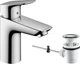 Смеситель для раковины HANSGROHE Logis 100 71100000 с донным клапаном - изображение 2