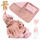 Lalka Bobas Bayer Reborn Baby z akcesoriami 38 cm Różowa 93827AO (4003336421194) - obraz 1