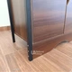 Стелаж підлоговий 120×90×34 см із шафкою, етажерка з металевим каркасом та з полицями ЛДСП для дому, офісу, вітальні та кабінету, для зберігання книг, декору та документів Темний Горіх, YM-080-Walnut - зображення 10