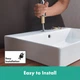 Смеситель для раковины HANSGROHE Talis S 72020000 с донным клапаном - изображение 10