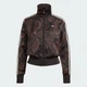 Женская олимпийка SATIN SNAKE PRINT FIREBIRD adidas KX1884 (XS) коричневый (4069995932860) - изображение 6