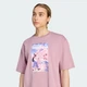 Женская футболка TERREX SECRET PATHS AHEAD GRAPHIC adidas KS2522 (M) фиолетовый (4069993470975) - изображение 4