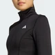 Женская олимпийка Optime Essentials Full-Zip adidas JM9185 (M) черный (4068809921106) - изображение 5