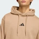 Мужское худи Essentials Feelcozy Fleece adidas KF2364 (M) бежевый (4069993640316) - изображение 4