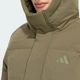 Чоловічий пуховик HELIONIC DOWN PUFFER HOODED adidas KY3236 (2XL) зелений (4068804730734) - зображення 4