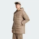 Чоловіча пухова парка Essentials CLIMAWARM 3-Stripes adidas KF2686 (XS) бежевий (4069995916617) - зображення 1