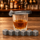 Набір для копчення напоїв Bartending Premium (смокер для віскі, бурбона, кави, коктейлів) 6 видів тріски + камені для віскі + турбо-запальничка у подарунковій коробці (коричневий) - изображение 9