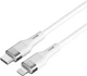 Кабель Make Type-C to Lightning 30W 1 м Silicone White (MCB-LS1WH) - изображение 4