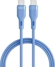 Кабель Make Type-C to Type-C 60W 1 м Silicone Blue (MCB-CS2BL) - изображение 2