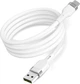 Кабель Make USB to Type-C 3A 1 м Silicone White (MCB-CS1WH) - изображение 1