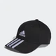Кепка 3-Stripes Cotton Twill Baseball adidas IB3242 (Дорослі (M/L)) черный (4066763590093) - изображение 1