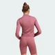 Жіноча спортивна кофта ESSENTIALS SEAMLESS TRACK adidas KU9728 (XL) рожевий (4069999306551) - зображення 2