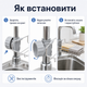 Кухонный органайзер с креплением на кран для хранения губки из нержавеющей стали Серебристый (KG-10234) - изображение 10