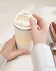 Термочашка Xiaomi Quange Fashion Coffee Cup KF102 430 мл Cream/Red (SJ090401) - изображение 6