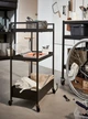 Візок чорний, 50,5x30x83 см IKEA NISSAFORS 203.997.77 - изображение 13