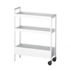 Візок білий, 50,5x19x67 см IKEA NISSAFORS 406.029.85 - изображение 1
