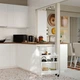 Візок білий, 50,5x19x67 см IKEA NISSAFORS 406.029.85 - изображение 8