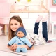 Lalka Bobas Hello Baby Boy z akcesoriami 46 cm Niebieska 94683AC (4003336420944) - obraz 5