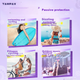 Тампони TAMPAX Easy-Insert Long, 21 штука (14 звичайних + 7 з додатковим потоком), гігієнічні прокладки, продається JD - изображение 4