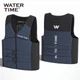 Спасательный жилет WATERTIME для дайвинга, серфинга, плавания, рыбалки, портативный жилет для каякинга и средство поддержания плавучести, темно-синий, размер M. - зображення 12
