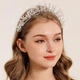 Корона диадема серебристая Ледяные веточки Podarkus BK996-S - изображение 1