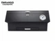 Х'юмідор для 50-75 сигар Black Mahogany Showcase з висувною скринькою - изображение 1