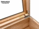 Х'юмідор для 50-75 сигар Black Mahogany Showcase з висувною скринькою - изображение 7