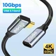Угловой USB Type-C удлинитель 90° USB 3.1 Gen2, 100W PD, 10 Гбит/с, 4K 60Hz, Type-C папа – Type-C мама - изображение 3