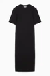 Сукня жіноча COS power-shoulder t-shirt dress 1207725001 XS Чорний - изображение 6