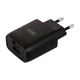 Мережевий зарядний пристрій XO L57 2.4A/2USB + lightning чорний - изображение 3