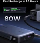 УМБ Ugreen PB551 20000mAh 145W PD/QC, USB-A, USB-C IN/OUT Gray (UGR-55992B) - зображення 6
