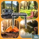 Стіл туристичний Vilde 489389 розкладний 2в1 60 x 40 x 27/56 см Чорний (5900670121539) - зображення 10
