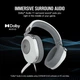 Słuchawki Corsair HS65 Surround Headset White (CA-9011271-EU) - obraz 5