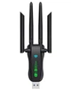 Сетевой беспроводной WIFI 6 Адаптер Передатчик 600+300 Мбит/с для ПК ноутбука 2.4G + 5G USB 3.0 игровой двухдиапазонный WI-FI вайфай ресивер модуль для компьютера внешняя сетевая карта 5 ГГц AX900BS 4 антенны Bluetooth 5.4 Windows 10/11 Black - изображение 2