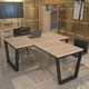 Стіл керівника/офісний у стилі Лофт StepLoft Comp-table-178 - изображение 1