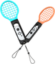 Uchwyt Yaxo na Joy-Con Tennis Pro Set do NS/NS2 Inferno Pomarańczowy/Niebieski (YGTPSJCH01CM) - obraz 2