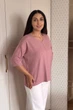 Светр INEDIT 10852 Pudra ONE SIZE - зображення 3