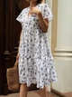 Літня сукня з квітковим принтом Fashion 54/56 білий - зображення 2