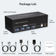 HDMI KVM-переключатель для трех мониторов и двух компьютеров с поддержкой USB 3.0 - изображение 2