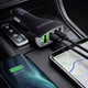 Автомобильное зарядное устройство YY-C008 на 4 порта USB 35Вт с поддержкой быстрой зарядки QC 3.0 для питания гаджетов в салоне авто Черное - изображение 2