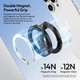 Тримач Ulanzi MA02 MagLock Dual Magnetic Phone Stand(Black) - изображение 8