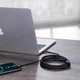 Кабель Baseus Cafule PD2.0 100W flash charging Type-C For Type-C cable (20V 5A)2m Red+Black - изображение 7