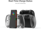 Набір зарядних тримачів Yaxo для Joy-Con Charge Grip Set на NS/NS2 Techno Black (YGCGSJCH01B) - зображення 10