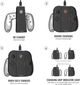 Набір зарядних тримачів Yaxo для Joy-Con Charge Grip Set на NS/NS2 Techno Black (YGCGSJCH01B) - зображення 11