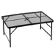 Стіл туристичний Vilde 489393 розкладний 2в1 90 x 60 x 42/66 см Чорний (5900670121577) - зображення 4