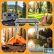 Стіл туристичний Vilde 489393 розкладний 2в1 90 x 60 x 42/66 см Чорний (5900670121577) - зображення 10