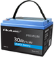 Аккумуляторная батарея Qoltec LiFePO4 Литий-железо-фосфатный 12.8V 30Ah 384Wh BMS 53703 (5901878537030) - изображение 6